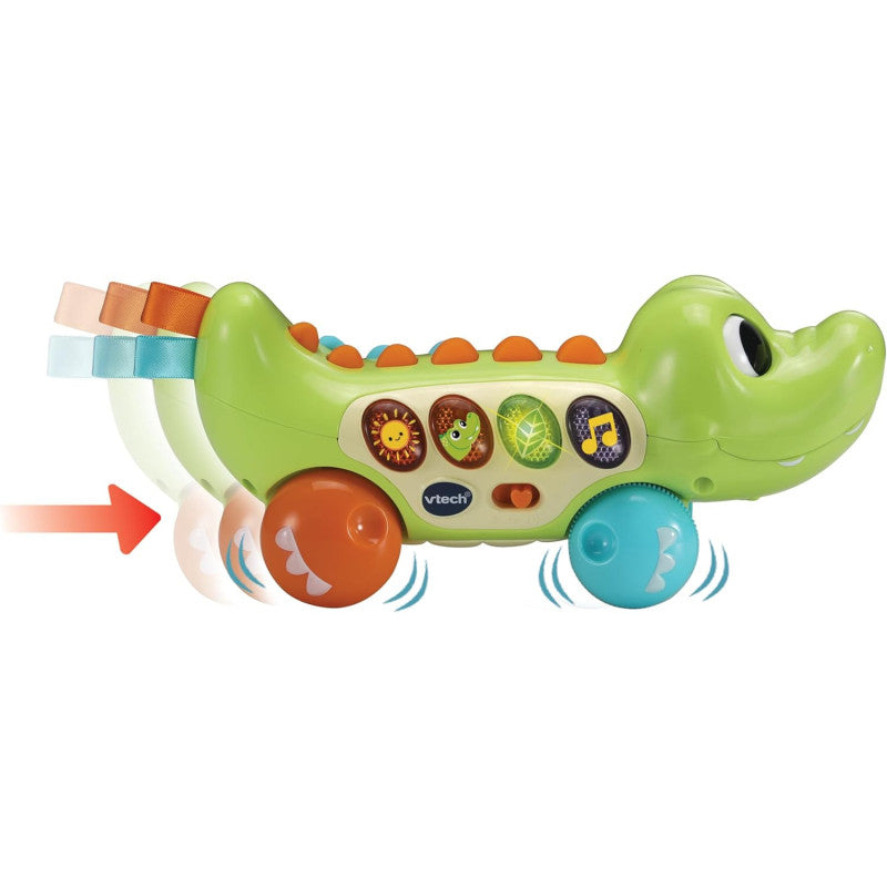 VTech Baby Squishy Spikes Alligator – Push-Along Toy