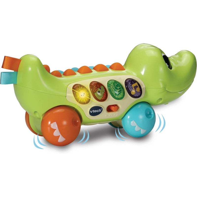 VTech Baby Squishy Spikes Alligator – Push-Along Toy